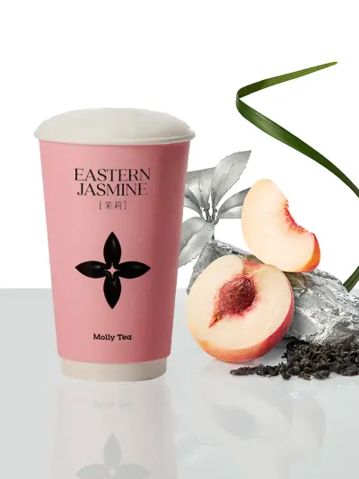 Peach Tieguanyin Oolong Milk Tea